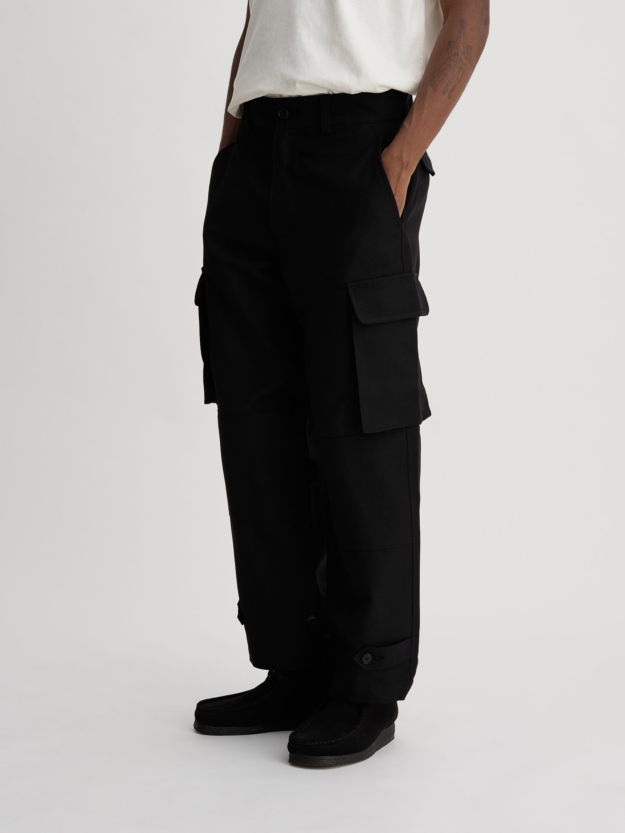 Black | French Military Pants | Saturdays NYC