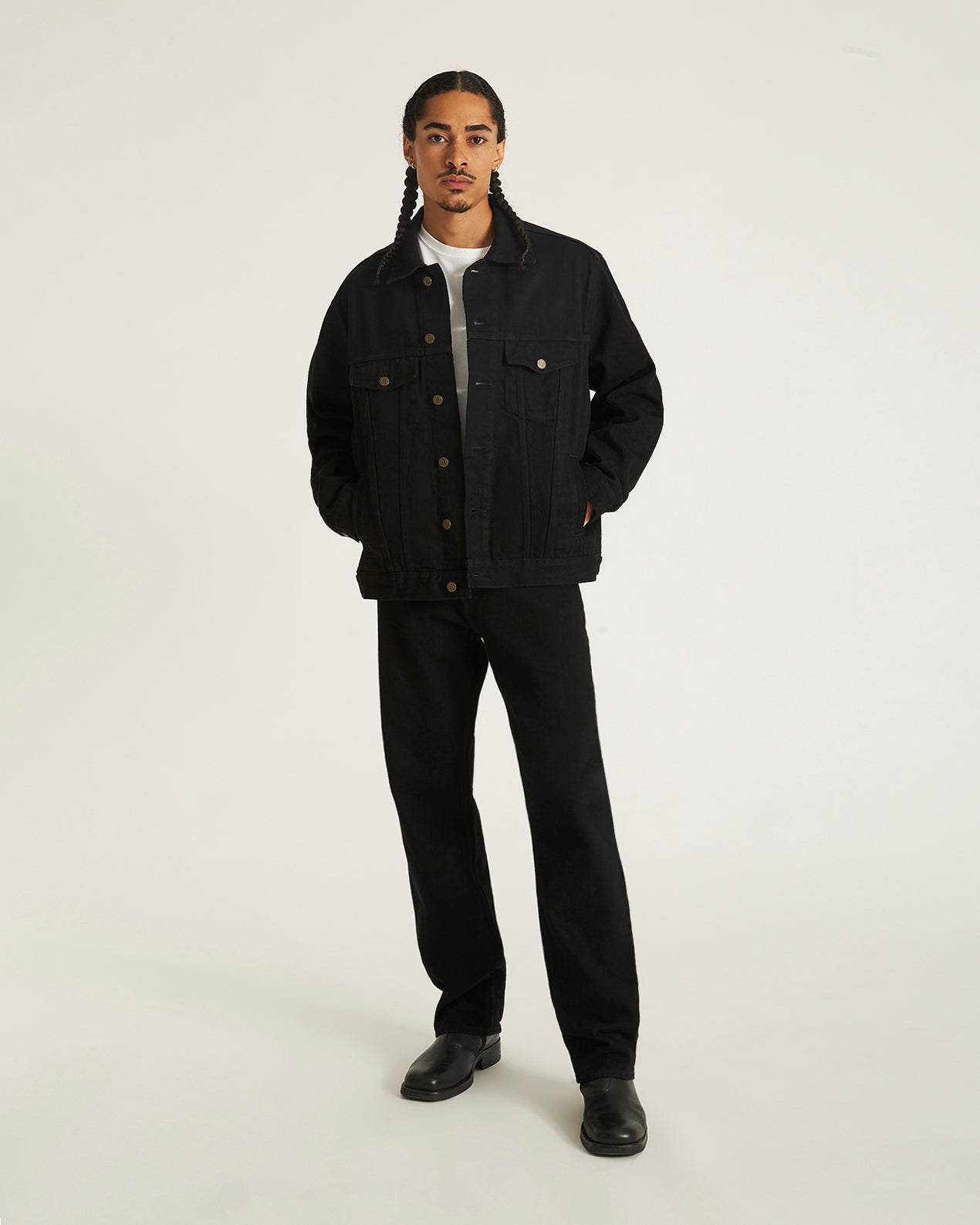 Black | Denim Pant