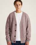 Pumice | Michael Shaggy Wool Cardigan