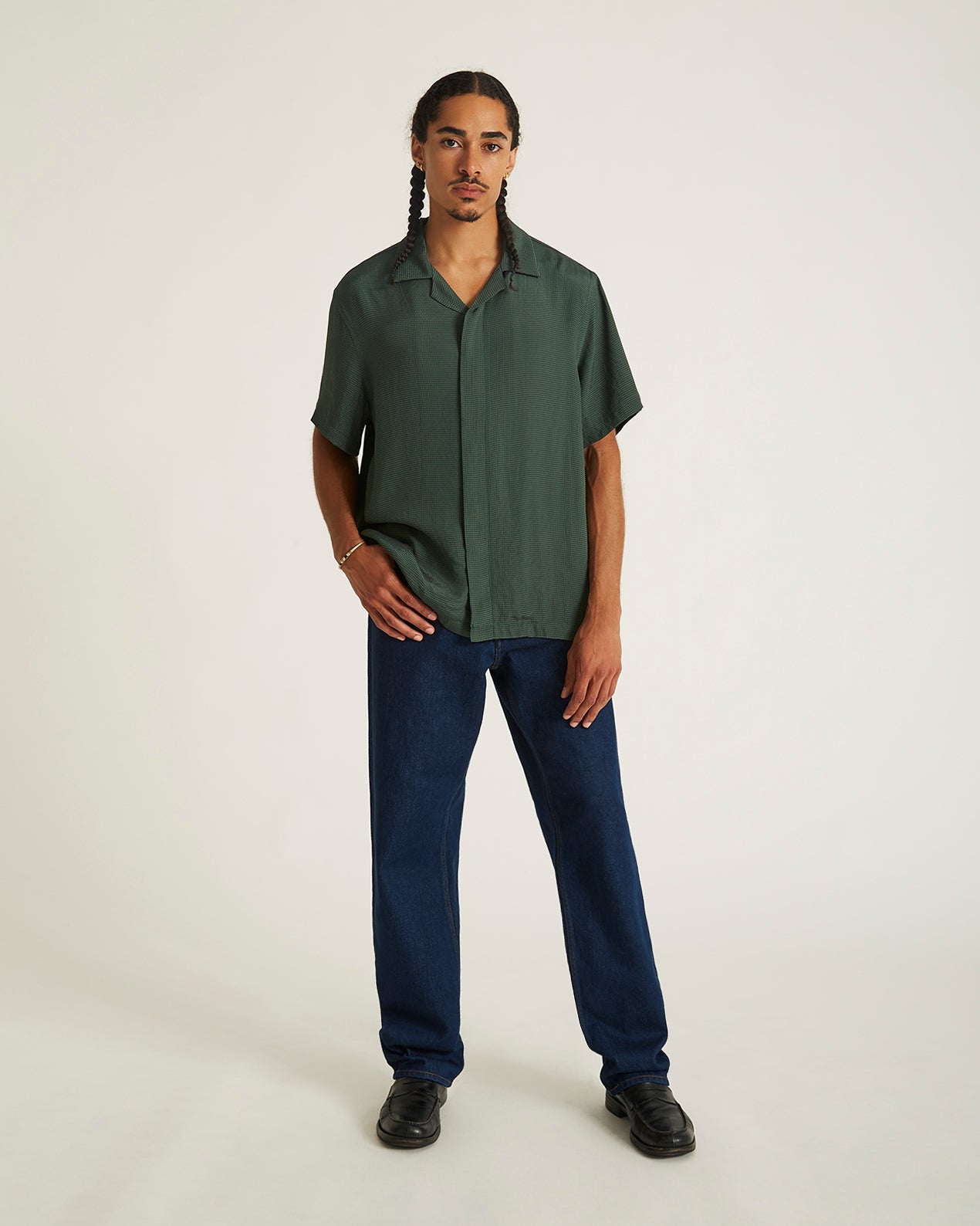 Gulf Coast | York Mini Houndstooth Short Sleeve Shirt