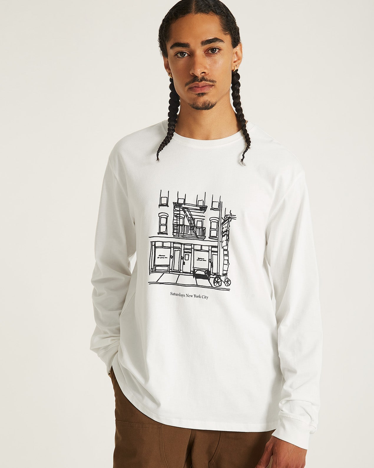 Ivory | Cafe Standard LS Tee