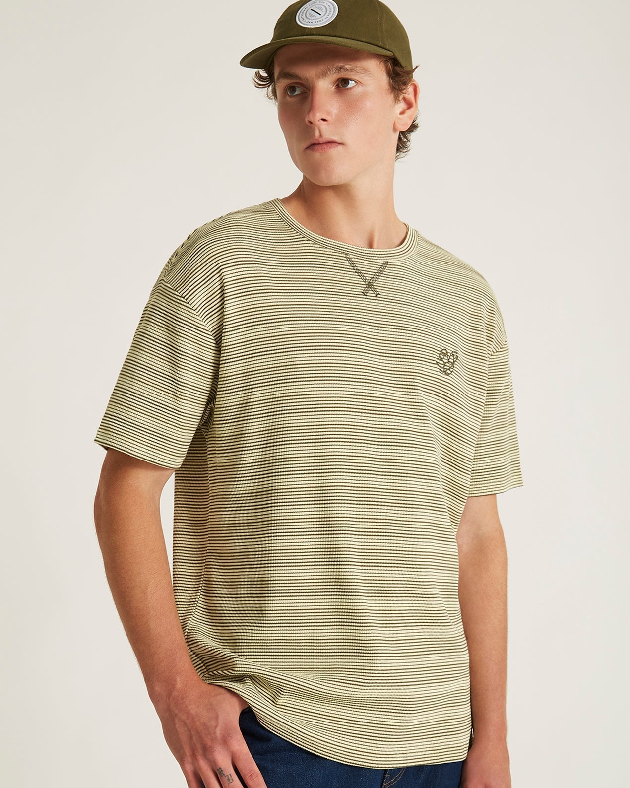 Army Green | Slash Badge Abie Dad Hat