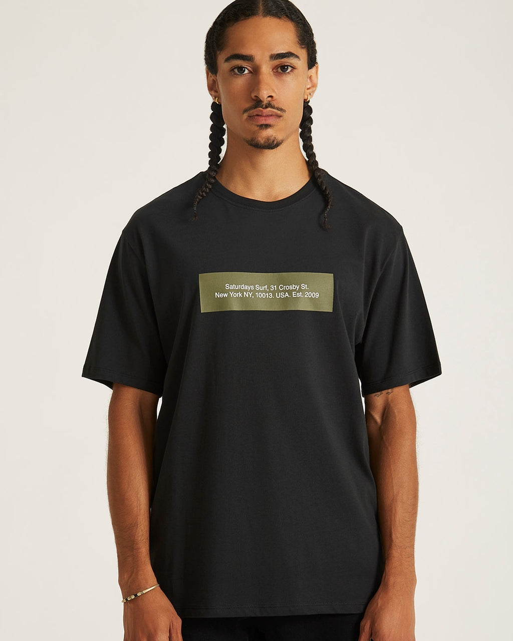 Black | Saturdays Block Standard SS Tee