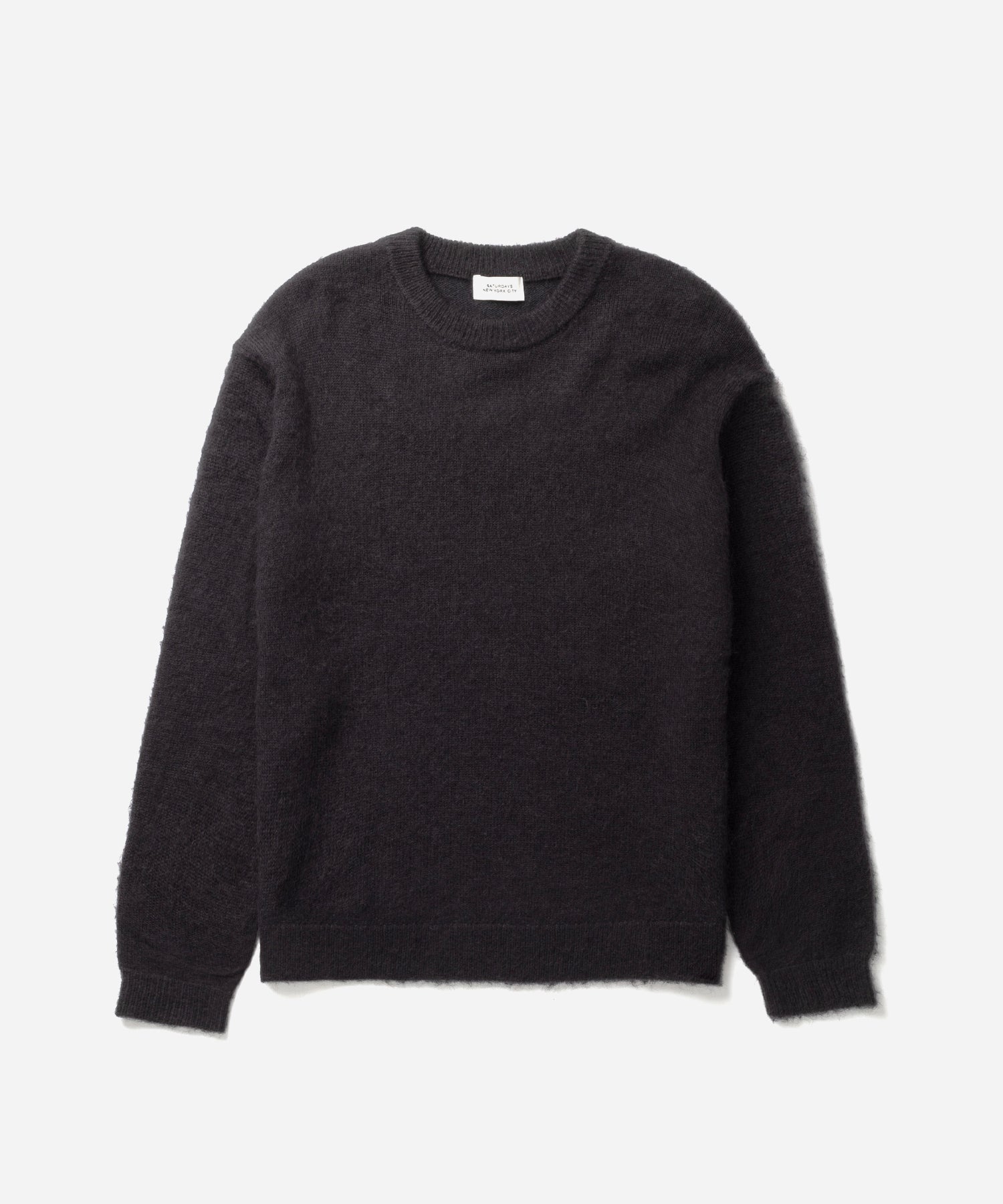 Deep Grey | Mohair Shaggy Knit | Saturdays NYC