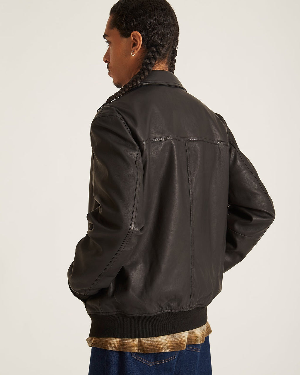 Black | Tunstall Leather Jacket