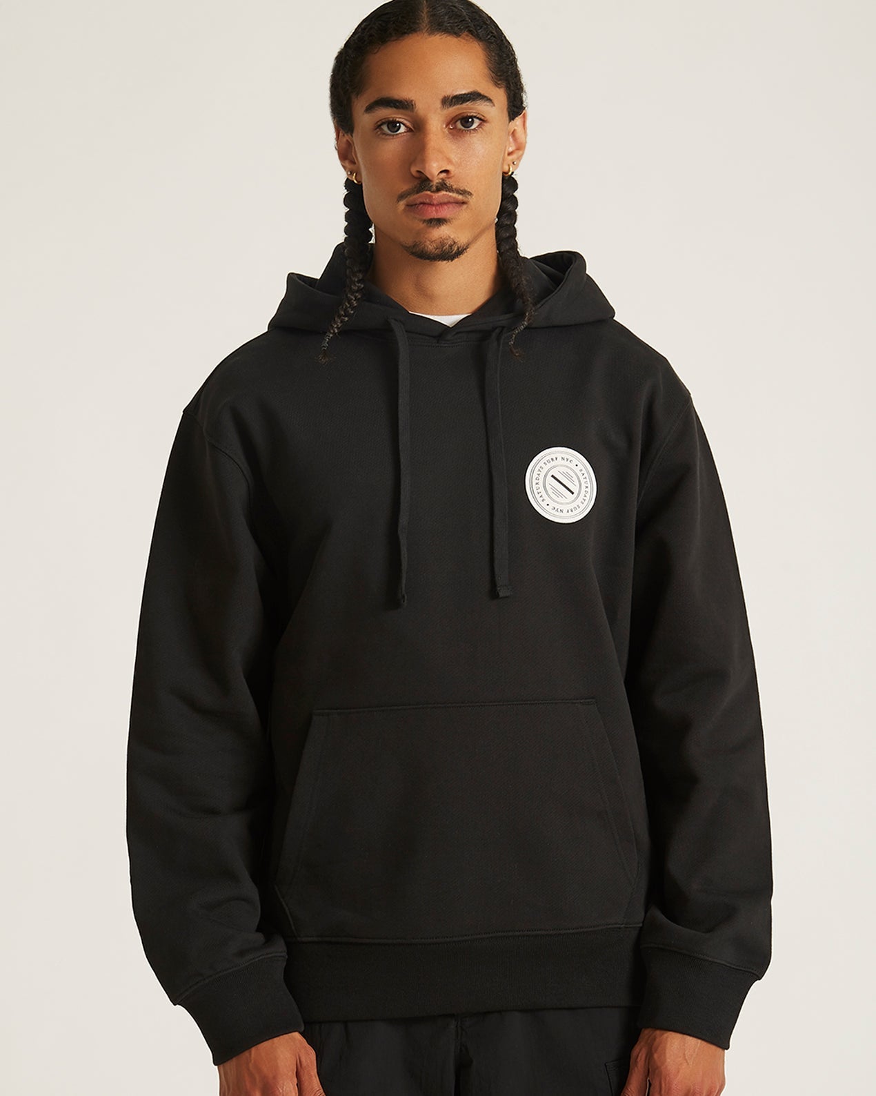 Black | Ditch Slash Badge Hoodie