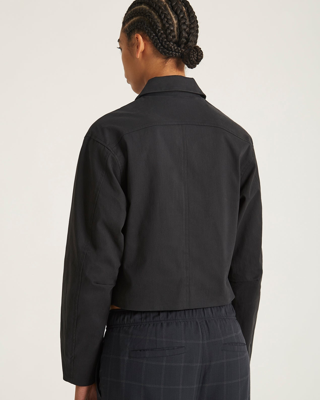Black | Jiao Sanded Twill Jacket