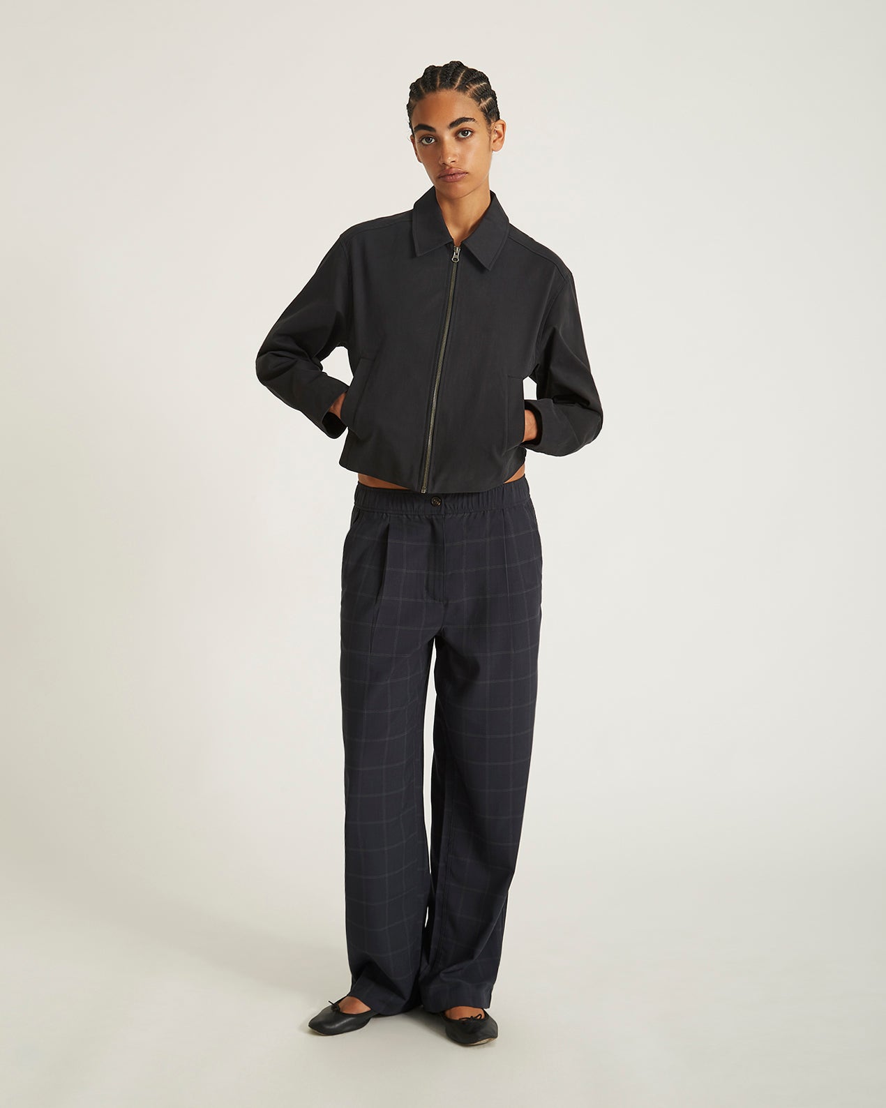 Black | Jiao Sanded Twill Jacket